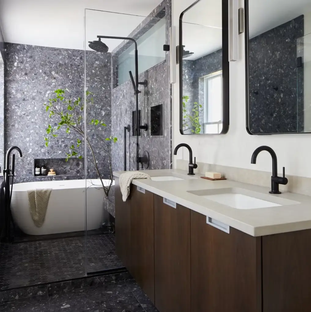 Luxurious bathroom transformation by Builders Central Otago, featuring premium bathroom renovation Central Otago designs.